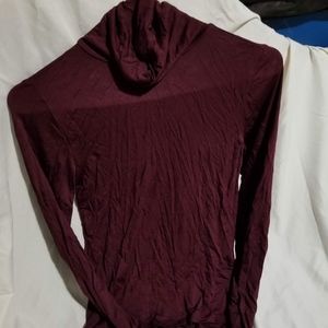 Aeropostale Maroon long sleeve turtle neck